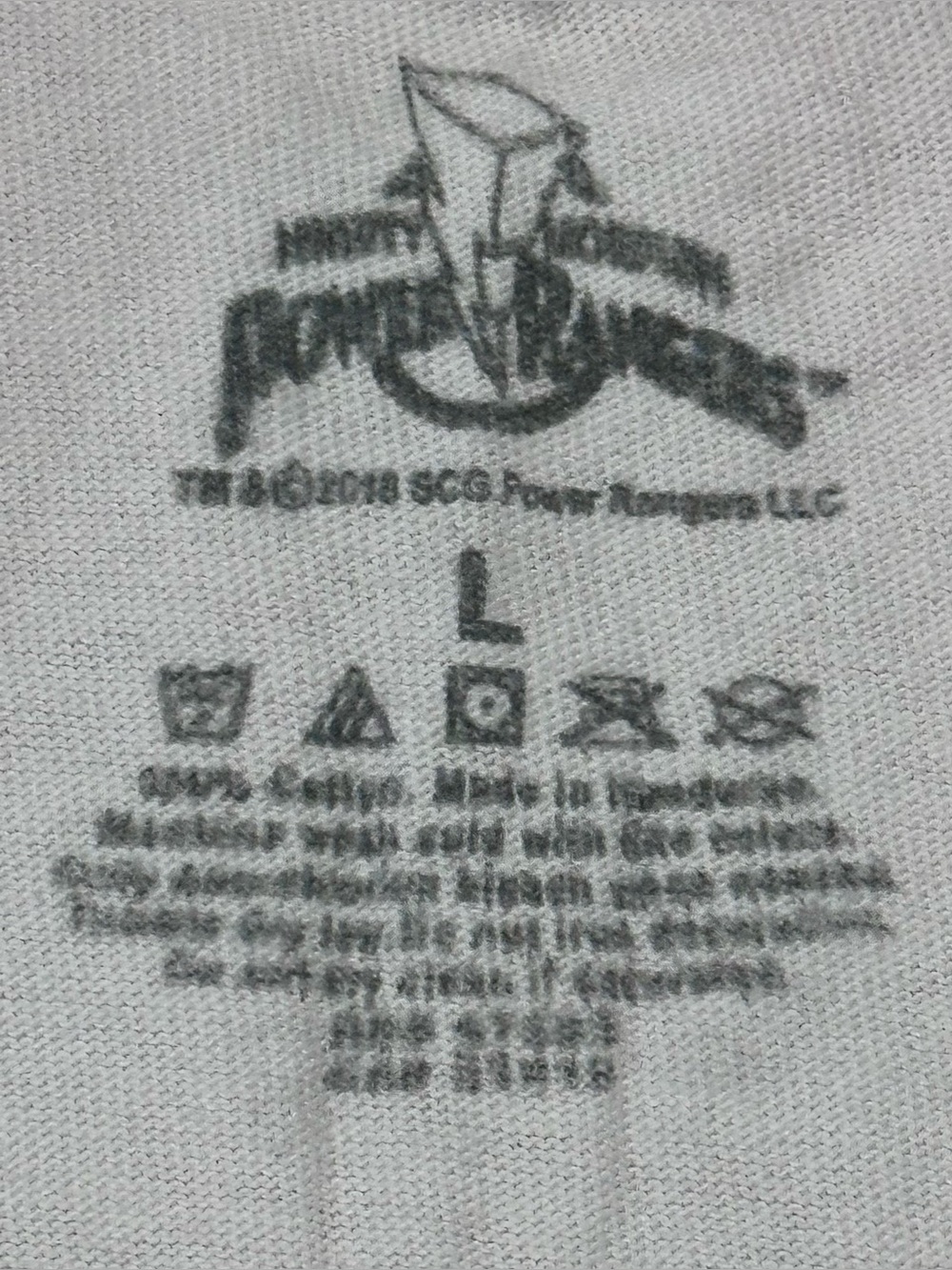 Mighty Morphin Power Rangers Pink Shirt - Picture 9 of 9